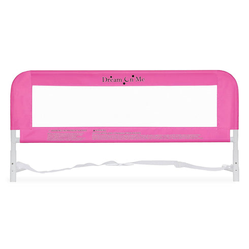 Dream On Me Mesh Security Bed Rail Toddler Safety Guard with breathable mesh, reinforced anchor system, lightweight