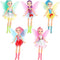 ONEST 5 Sets 8 Inch Fairy Girl Dolls - Includes 5 Handmade Doll Clothes & 5 Pairs of Doll Shoes