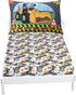 Todays Kids Under Construction Blue Toddler Bedding Set - 2-Piece Baby Crib