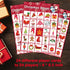 V-Opitos Large Size Christmas Bingo Game Cards - 6 x 8.5 Inch for 24 Players - Xmas Party Games