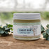 Chest Rub Balm, Soothing Natural with Eucalyptus and Lavender, Petroleum Free, Vegan, 2 oz Glass Jar