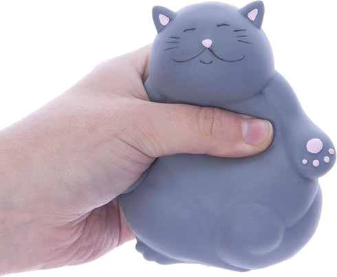 Kalma Kitty Stress Relief Toy by Boxer Gifts | Unique Squishy Fidget Balls for Adults & Teens - Cool Desk Accessories
