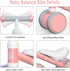 Baby Balance Bike Toys for Kids 10-24 Months - No Pedal Infant 4 Wheels Bicycle (Classic, Pink)