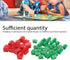 Hotel Game Replacement Pieces - Plastic Hotels & Houses Supplement, 10 Red and 30 Green Pieces