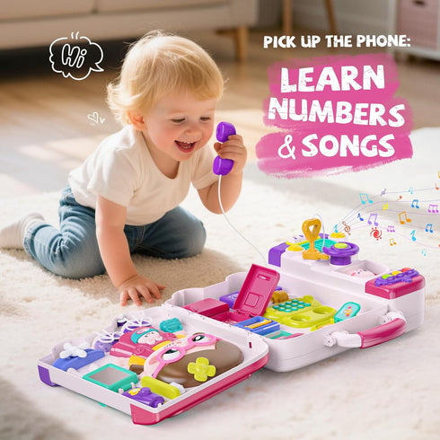 1 1 54-in-1 1 Vanvimen Toys for Year Old Girl, Ideals Gifts for Year Old Girl, English & Spanish Baby Busy Board
