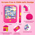 Qiaojoy 3-5 2000+ 3 4 5 6 Kids Learning Tablet Bilingual, Educational Learning Toys for Toddlers Year Olds, with Words