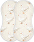 Set 1, White Geese Muslin Baby Burp Cloths of Super Soft & Absorbent Burping Rags, Cotton Burp Clothes Shower Gift