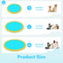 60" (60in, SLOOSH Non-Slip Splash Pad Sprinkler - Outdoor Water Play Toys Backyard Fountain Mat for Toddlers Kids Dogs