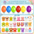 24 Pack Shemira Easter Eggs Filled with Animals Slow Rising Toys, Easter Basket Stuffers Fillers for Kids, Easter Eggs