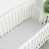 2 Pack 52X 28 Crib Sheets Fitted for Boys and Girls, Crib Sheet Fits for Standard Crib Mattress, Neutral Toddler Bed