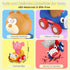 1-3, 6-9-12-18 1 2 1st AugToy Press and Go Toy Cars for Toddlers Animal Racing Cars Infant Baby Toys Months, Cars Toys