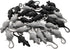 Mangdunt 30 Pack Mini Simulated Mouse Model, Realistic Plastic Mouse Figurines for Kids' Halloween Toy Joke Prank
