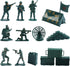 18 Inches deAO Aircraft Carrier Toy with Scale Model Warplanes Warships Military Vehicles Battleship Helicopter Planes