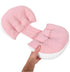 U Shaped Pregnancy Pillow for Women with Waist and Belly Support, Maternity Body Pillow for Side Sleeping and Nursing