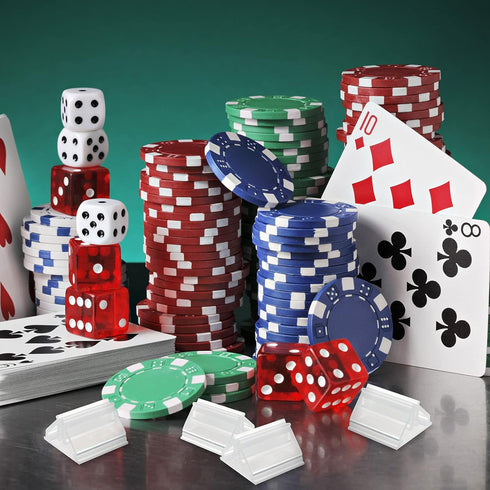 Maitys 30 Pieces Game Card Stands, Plastic Stands for DIY Board Games Party Favor