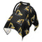 Mazeann Watercolor Yellow Excavators Car Seat Cover Baby Breathable Soft Infant Carseat Covers