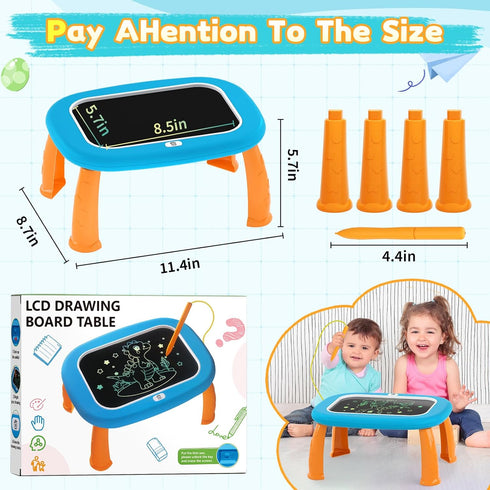 1 2 3 4 5 2-3 LCD Writing Tablet for Kids Year Old - Toddler Drawing Tablet, Drawing Pad & Color Doodle Board Toy