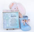 On Your Baptism Beautiful Handmade Aqua Glass Cross - Treasured Gift for Baby Girl or Boy