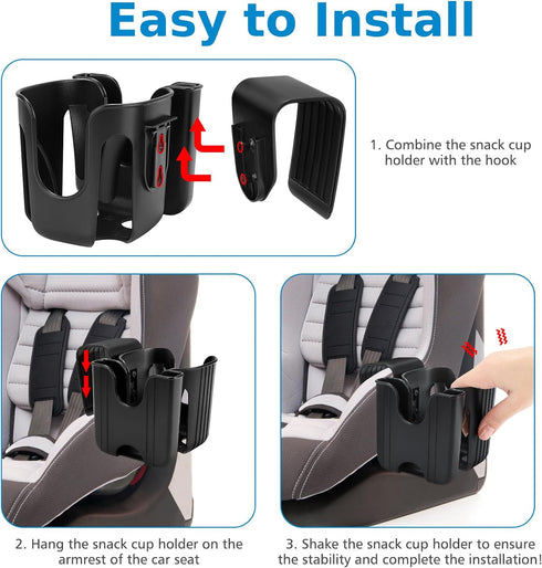 Accmor Universal Child Cup Holder for Car Seats - Perfect for Baby Bottles