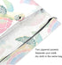 Burbuja 2 Pack, 2 Watercolor Sea Turtles Wet Dry Bags for Baby Cloth Diaper Waterproof Reusable Wet Bag with Zippered