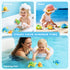 Eivaai 1 2 3 4 5 Swimming (3 Bath Toys for Toddlers Years Old,Pool Toys for Kids,Baby Funny Wind Up Turtle Bath