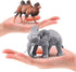 41Pcs Safari Animals Figures Toys, Realistic Jumbo Wild Animals Figurines, Educational Toys for Kids and Toddlers