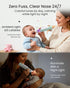 5 IPX7 GROWNSY Nasal Aspirator for Baby, Upgraded Suction Levels Baby Nose Sucker, Waterproof Electric Nose Suction
