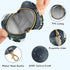 Snow Scene Round Pacifier Storage Case with Zipper, Portable Pacifier Case for Travel, Diaper Bag & Purse, Pacifier