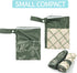 CoolaPeach 2pcs Wet Bags Waterproof Reusable Wet Dry Bag with Two Zippered Pockets Travel Beach Pool Daycare Yoga Gym