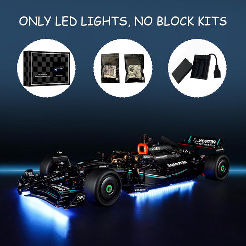 LED Light Kit for Lego - 42171 Mercedes-AMG F1 W14 E Performance Set, Compatible with Lego 42171 Model