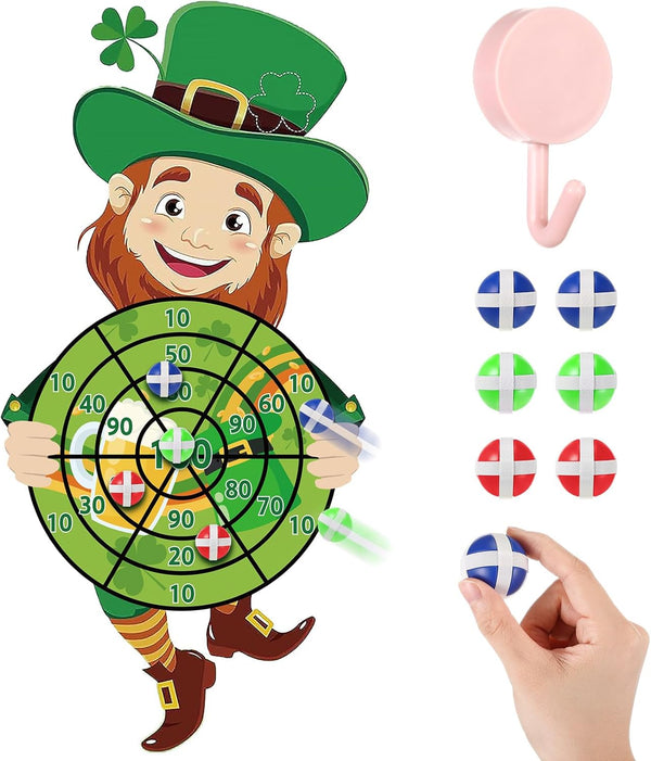 Seenelling St Patricks Day Games Set Large 23.6 x 31.5in Dart Board Games