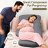 Pregnancy Pillow, G-Shape Full Body Pillow, Maternity Pillow for Side Sleeper, Pregnancy Body Pillow for Pregnant Women
