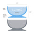 ChooMee Silicone Baby Suction Bowls, Non-Slip Extra Strong Suction Base, 2 CT for Infant Feeding
