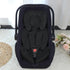 GFU Infant Car Seat Insert Head and Body Support, Reversible Newborn Insert for Carseat with Strap Pads, Soft Stroller