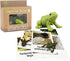 Mbrain5pcs Frog Growth Cycle with Flash Cards, Life Cycle Learning Montessori Toys for 3-7 Year Olds