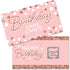 Big Dot of Happiness Pink Rose Gold Birthday - Happy Birthday Party Game Scratch Off Dare Cards (22 Count).