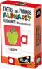 Tactile and Phonics Alphabet Flash Cards, Montessori Educational Toys for Boys and Girls Ages 2-5