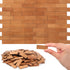 200 Pcs Miniature Dollhouse Flooring, Wooden Dollhouse Floor Boards for 1:12 Scale Accessories
