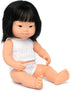 15'' Asian Girl Doll with Down Syndrome (Box) - Made in Spain, Anatomically Correct by Miniland