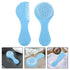Set SHOWERORO Hair Brush and Comb with Soft Bristles for Cradle Scalp Care Grooming Kit Blue Comb for Newborns
