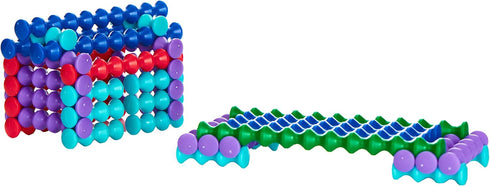 Playstix Flexible Set Construction Toy Building Blocks 68 Piece Kit