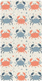 KICPOAY Baby Boys Girls Crib Sheets Crabs Beach Fitted Crib Sheets for Standard