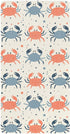 KICPOAY Baby Boys Girls Crib Sheets Crabs Beach Fitted Crib Sheets for Standard