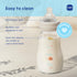 6oz 0+ 3 Pack MAM Premium Glass Wide Neck Baby Bottle with Slow Flow Breastfeeding-Like Silicone Nipple, Easy