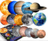 UNTOLD PLANETS 195+PCS Glow in The Dark Planets for Ceiling Decorations, Star Stickers for Kids Room Decor