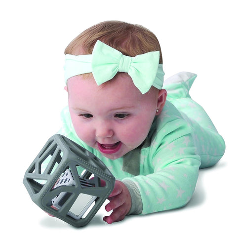 Malarkey Kids Grey Chew Cube for Teething Relief