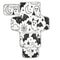 BOESI Halloween Ghosts and Bats Portable Changing Pad, Baby Changing Pad, Waterproof Diaper