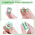 8 ZQFTZQ Pcs Hand Fidget Toys for Adults Roller Bike Chain Figette Spinners Flippy Chain Mesh Marble and Spiky Sensory