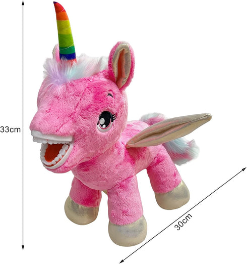 YOUYA DENTAL Tooth Fairy Plush Doll - Unicorn Educational Plush Doll for Kids, Pink