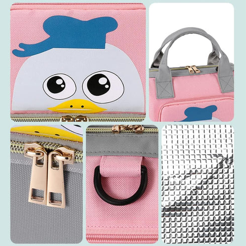 Pack,Breast Backpack Breastmilk Bottles Cooler Bag with Ice Pump Bag with Cooler Compartment